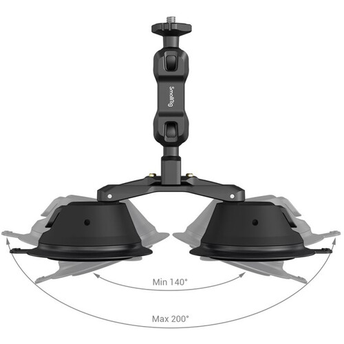 SmallRig Portable Dual Suction Cup Camera Mount SC-2K 3566 - 4